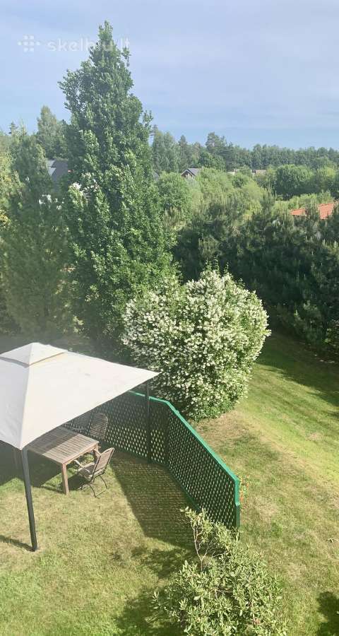 Pavėsnė lauko su tentiniu stogu 3x3m