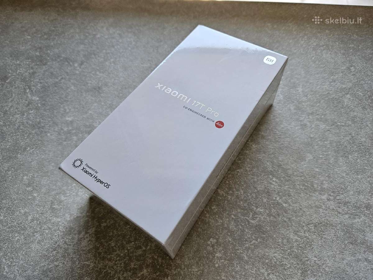 Naujas Xiaomi 17t Pro 1 TB violetinis telefonas