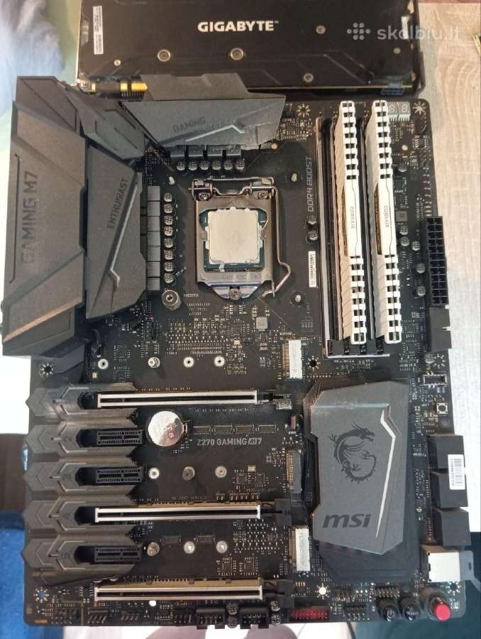 I7-7700k, Z270 Gaming M7, 8x2 Ddr4