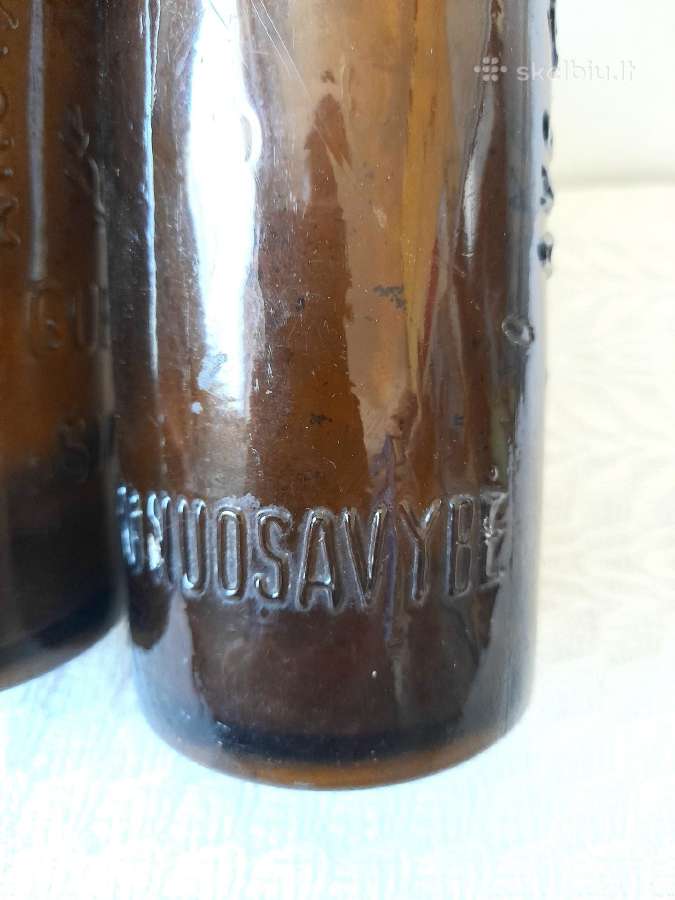 Prieškario Šiaulių "Gubernijos" buteliai - nuotraukos Nr. 6