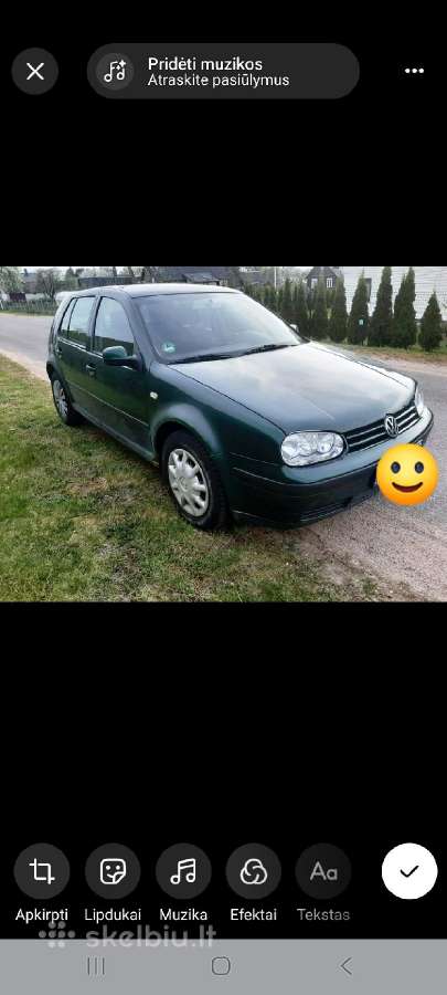 Automobilis VW golf - nuotraukos Nr. 2