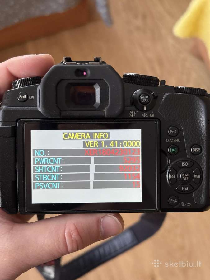 Fotoaparato Lumix komplektas - nuotraukos Nr. 4