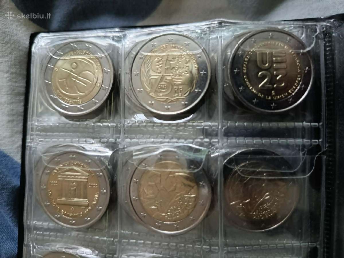 2 eurų proginės monetos, (iš ritinėlio) - nuotraukos Nr. 2