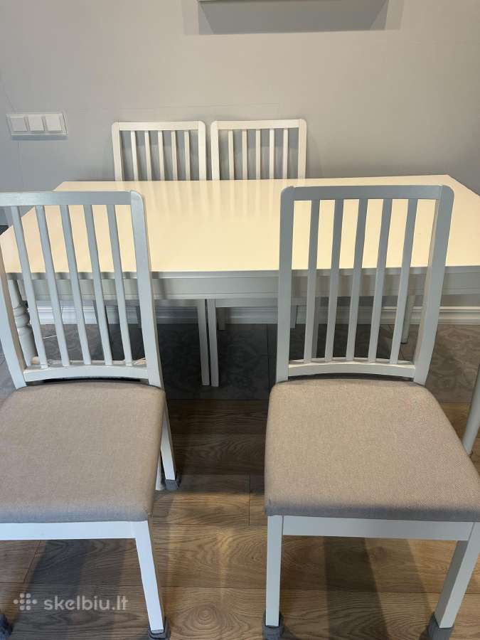 Parduodamas baltas didelis Ikea stalas - nuotraukos Nr. 2