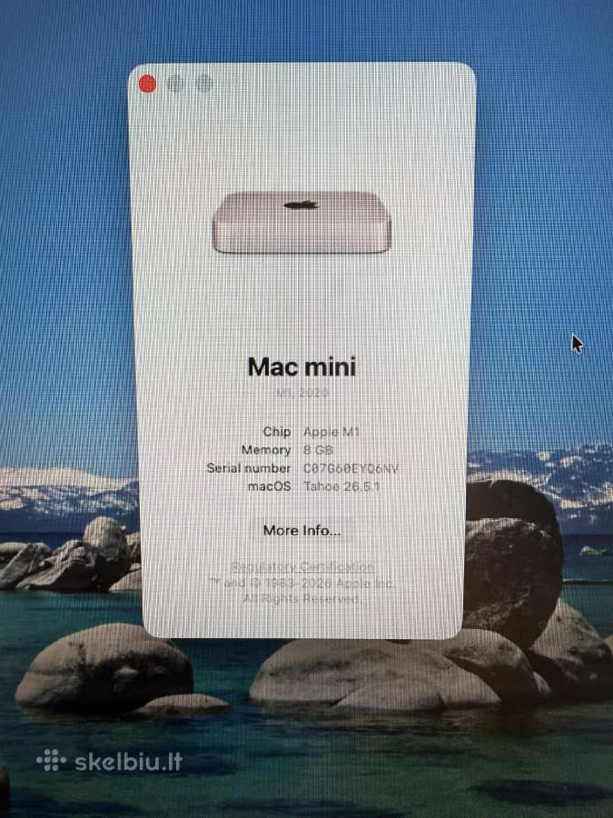 Mac Mini m1 8/256
