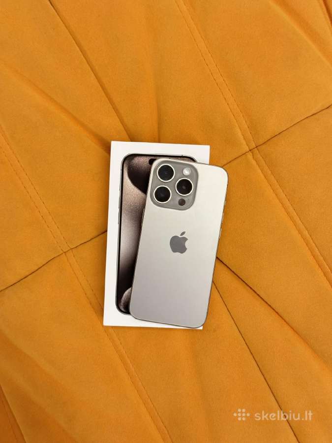 Apple iPhone 15 pro 256gb idealios būklės