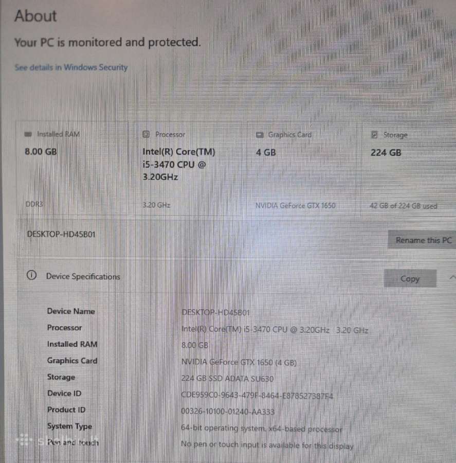 Pigus Žaidimų Kompiuteris (i5 / Gtx 1650 / 8gb RAM - nuotraukos Nr. 4