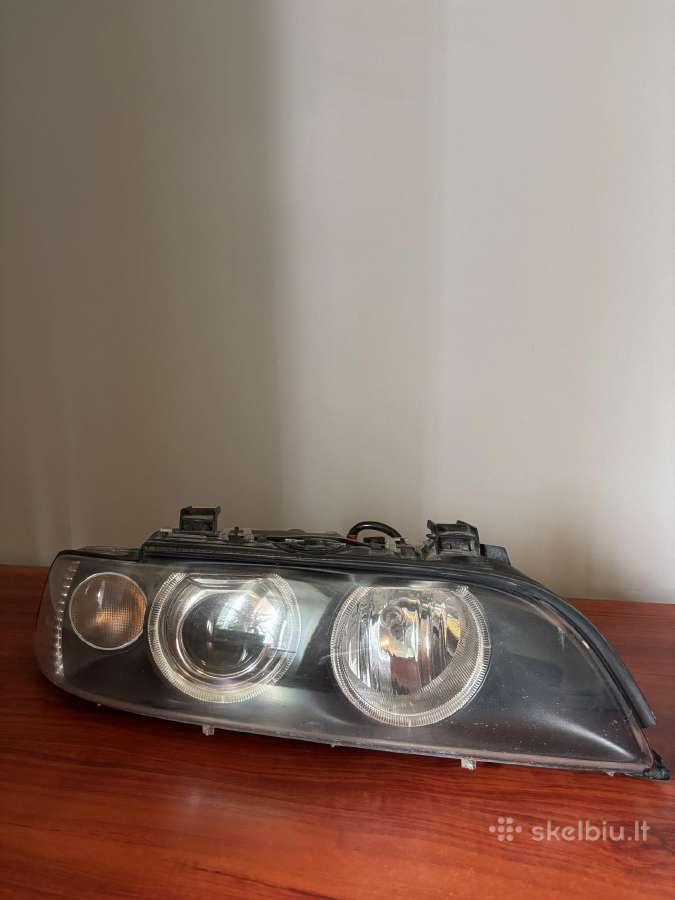 E39 xenon priekiniai žibintai