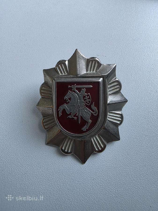 Lietuvos policijos kepurės ženklas - kokarda