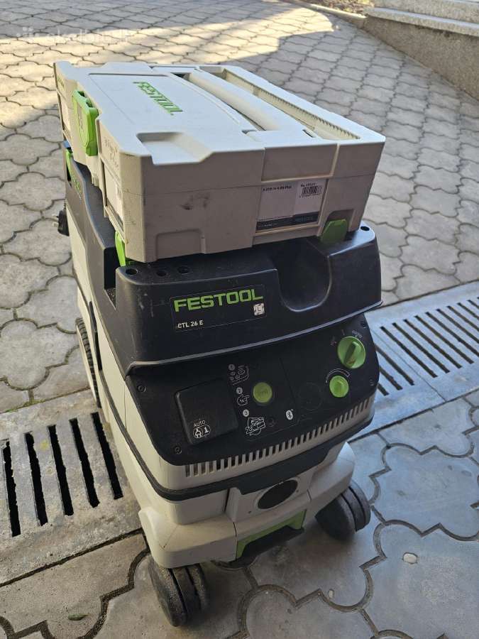 Festool Ctl 26 E Cleantec su siurbimo antgaliais.