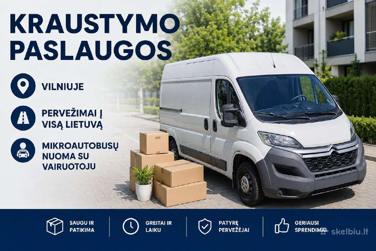 Kraustymo Paslaugos Vilniuje Ir Visoje Lietuvoje