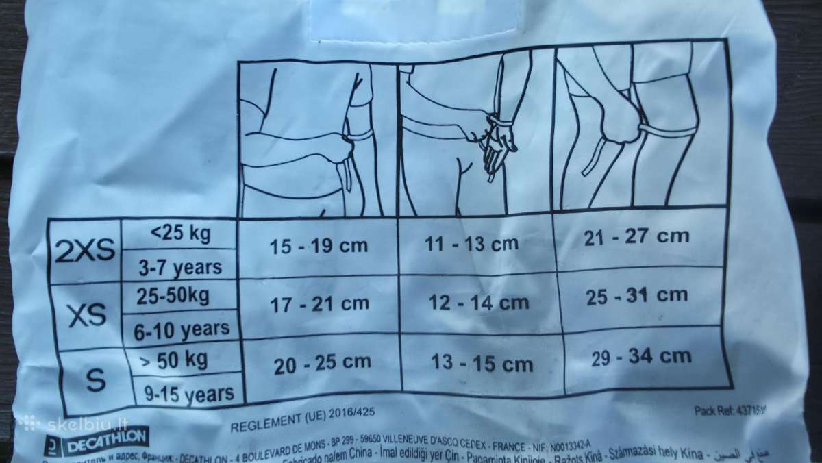 Kelių, alkūnių ir delnų apsaugos mergaitei S arba - nuotraukos Nr. 7
