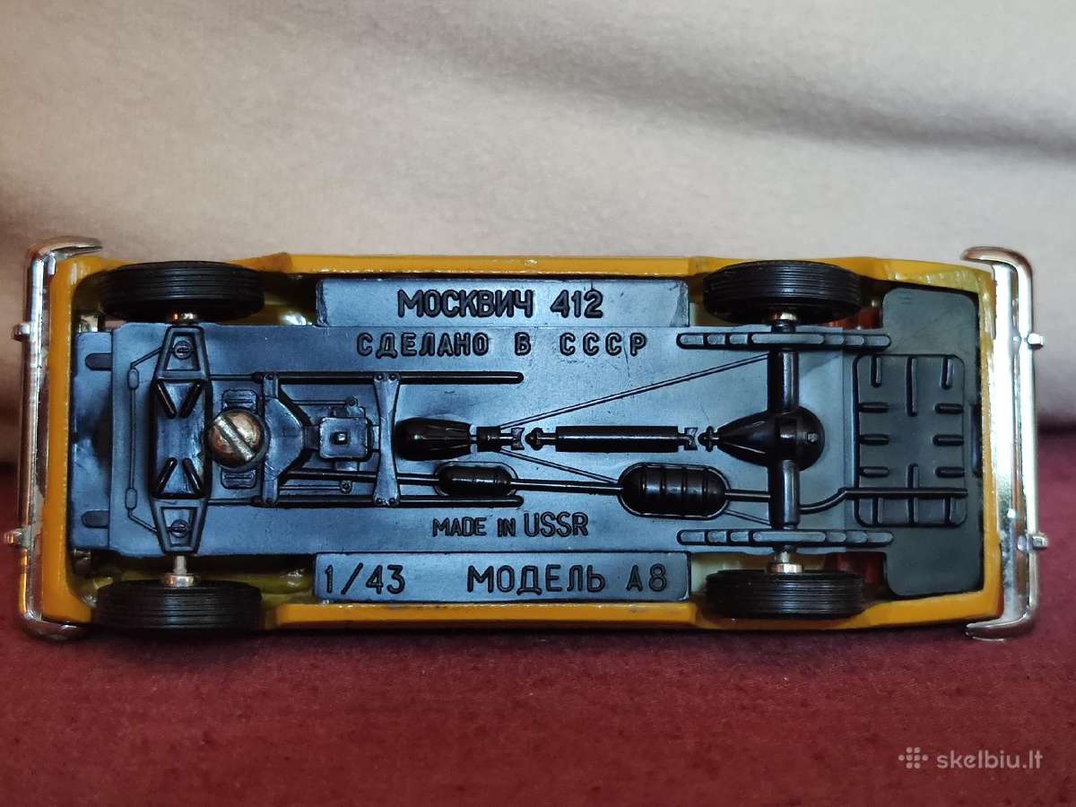1:43 Moskvich 412 milicija a8 ussr - nuotraukos Nr. 2