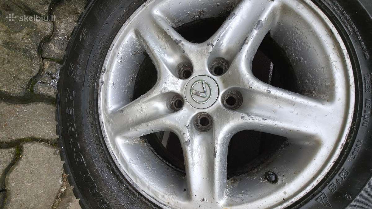 Lieti ratlankiai Lexus su M+s trimis padangomis. - nuotraukos Nr. 3