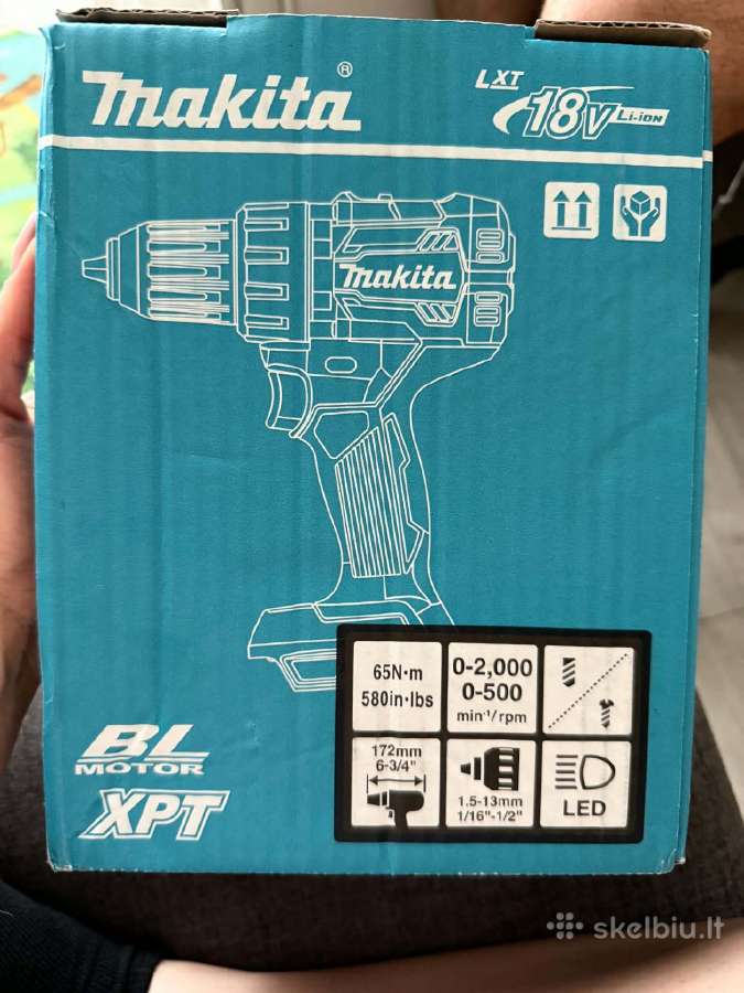 Akumuliatorinis gręžtuvas Makita Ddf484z