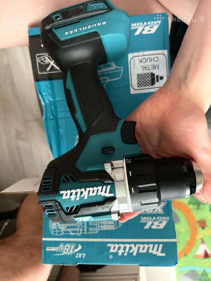Akumuliatorinis gręžtuvas Makita Ddf484z - nuotraukos Nr. 2