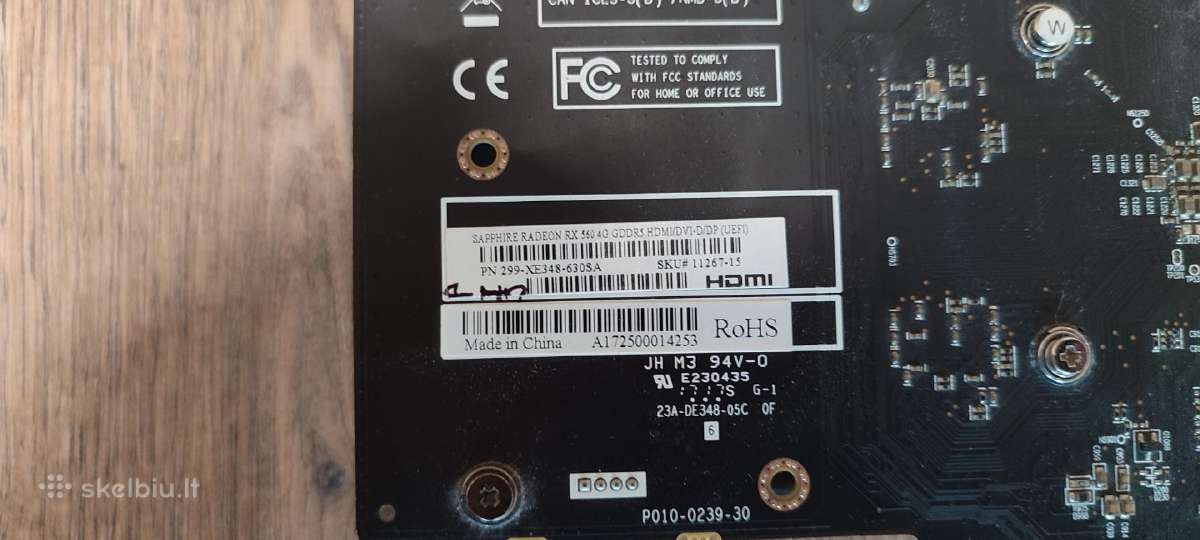 Rx 560 4gb - nuotraukos Nr. 3