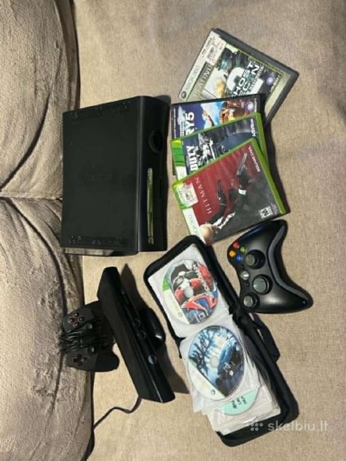 Xbox 360 komplektas (atrištas)