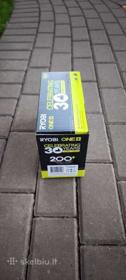 Ryobi One+ akumuliatorius 4ah + pakrovėjas, nauji. - nuotraukos Nr. 3