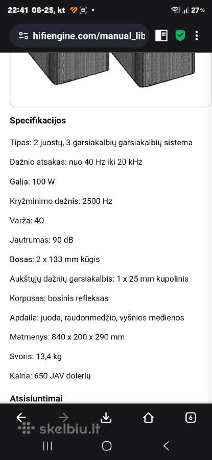 Jamo Classic 6 garso kolonėlės - nuotraukos Nr. 5