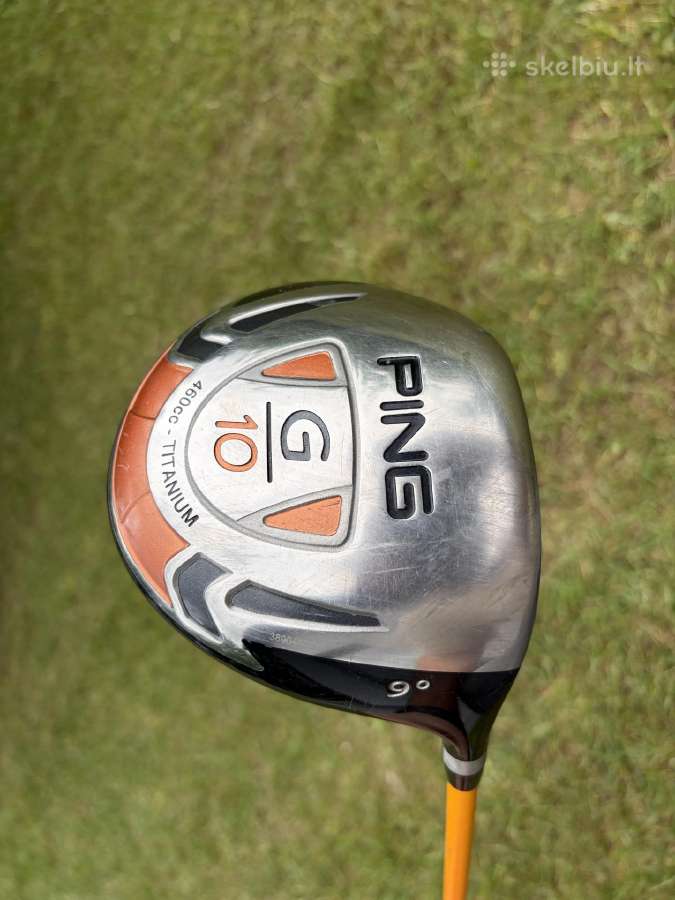 Ping G10 driveris, 9 lofto.