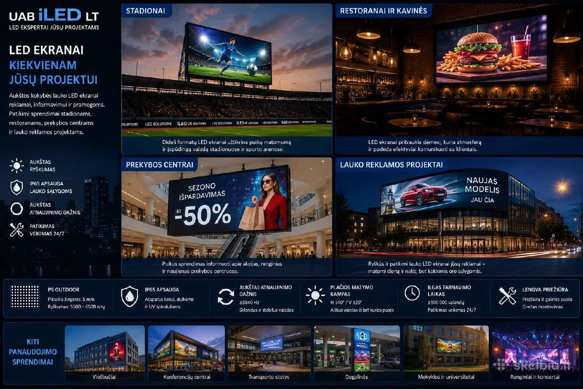 LED švieslentes,LED begancios reklamos - nuotraukos Nr. 10