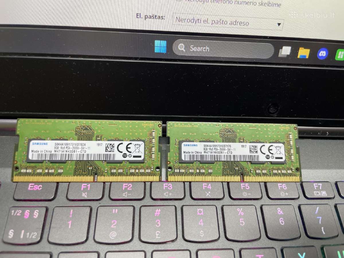 Samsung RAM 8gb Ddr4 So-dimm laptop RAM