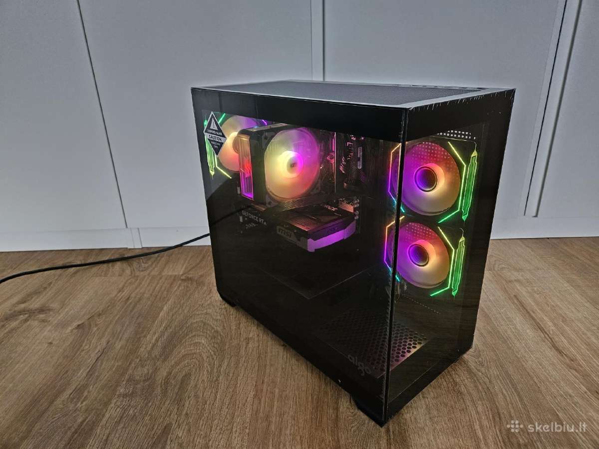 Ryzen 7 žaidimų kompiuteris su Ddr5 ir Rtx 5060ti