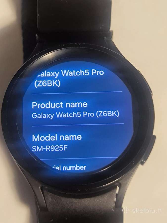 Parduodu Samsung Galaxy Watch 5 Pro Lte - nuotraukos Nr. 3