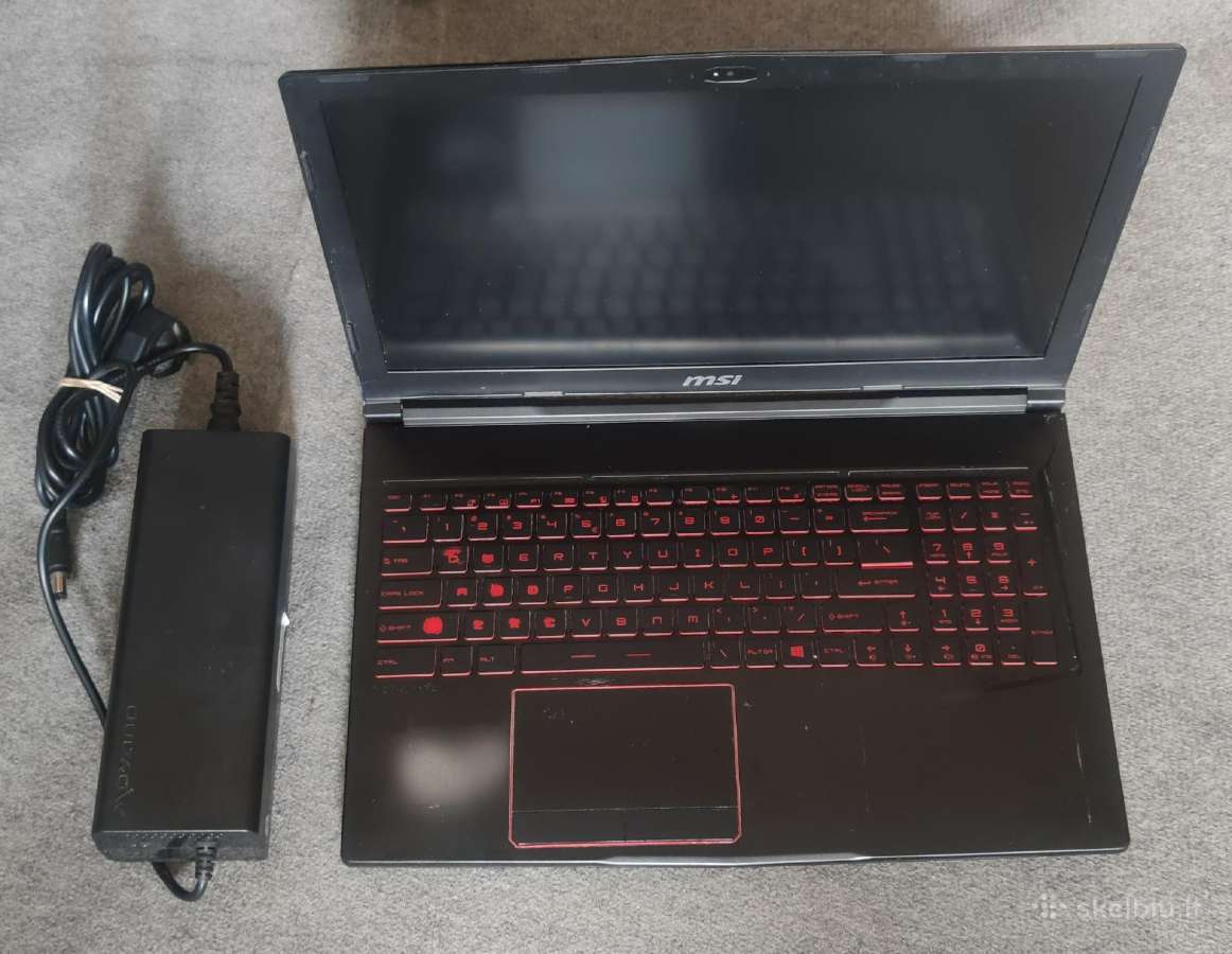 Žaidybinis Msi Gl73 8se 17.3 I7-8750h 16gb 512gb