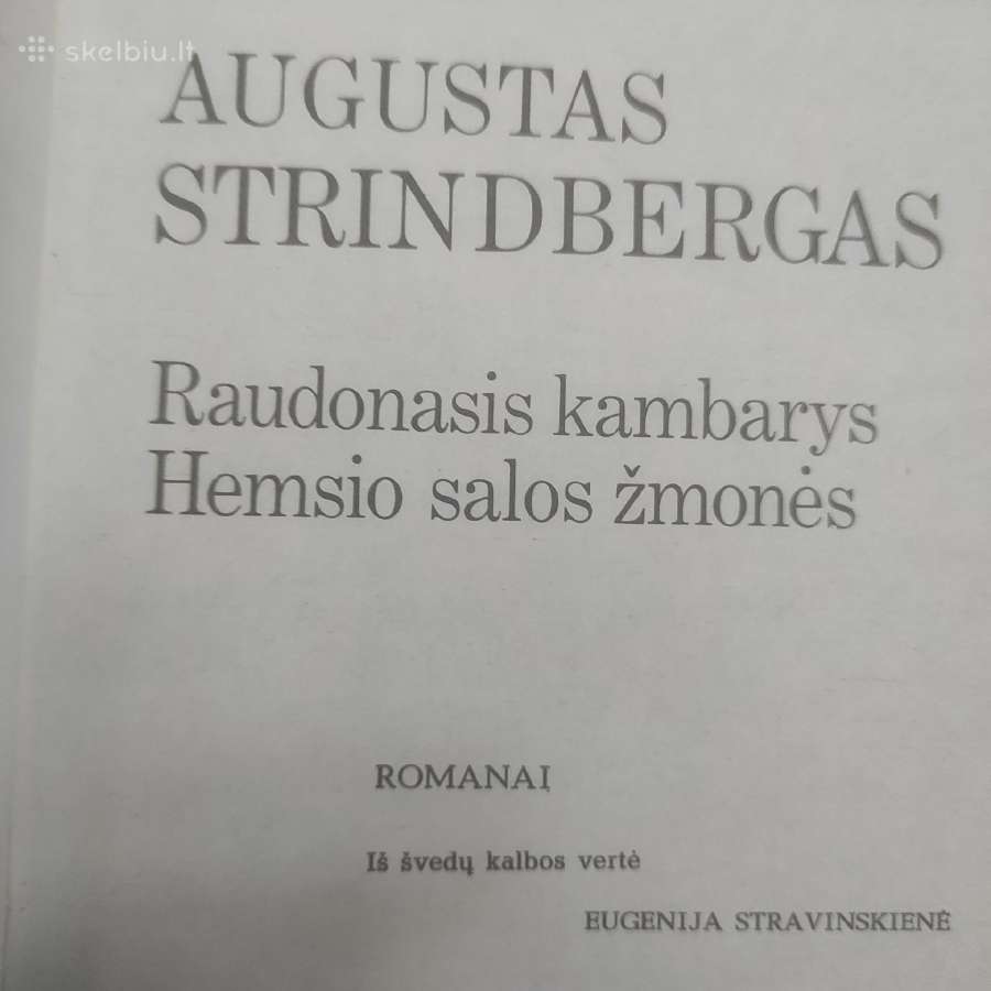 Knyga raudonasis kambarys - nuotraukos Nr. 2