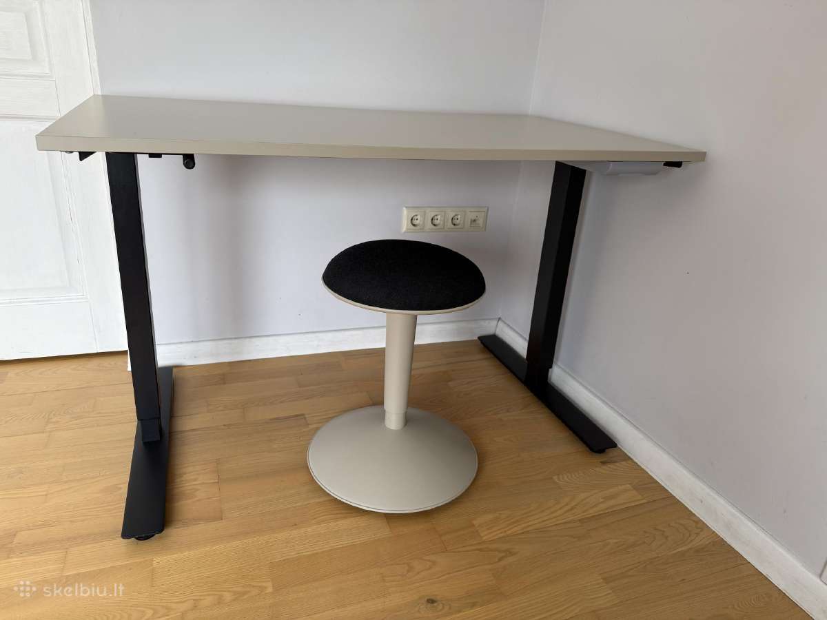 Ikea pakeliamas darbo stalas + balansinė taburetė - nuotraukos Nr. 6