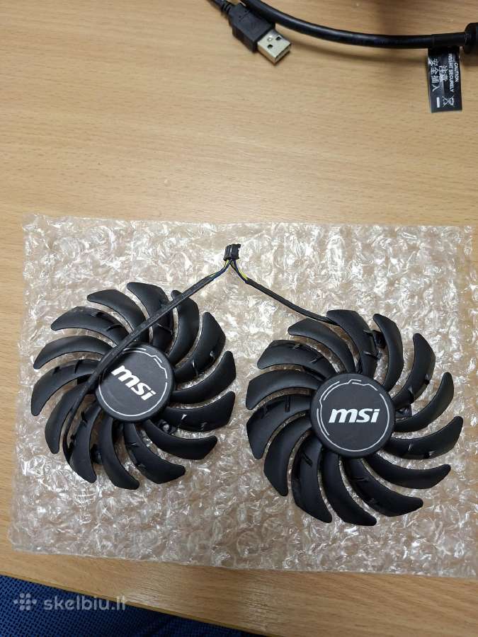 Nvidia Gtx 1660 Super Ventus ventiliatoriai