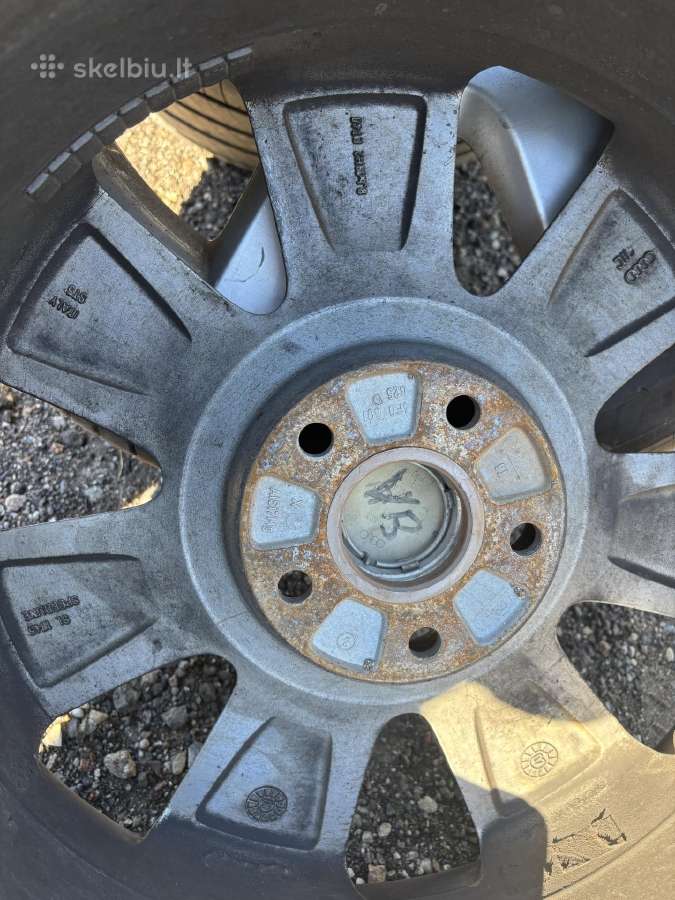 Parduodami audi ratai r18 su geromis padangomis - nuotraukos Nr. 6