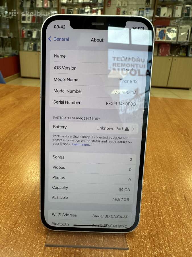 Apple iPhone 12 64gb (naudotas) - nuotraukos Nr. 2