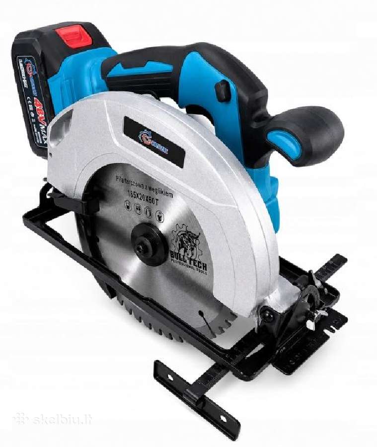 Naujas brushless diskinis pjūklas 2x18v 185mm - nuotraukos Nr. 2