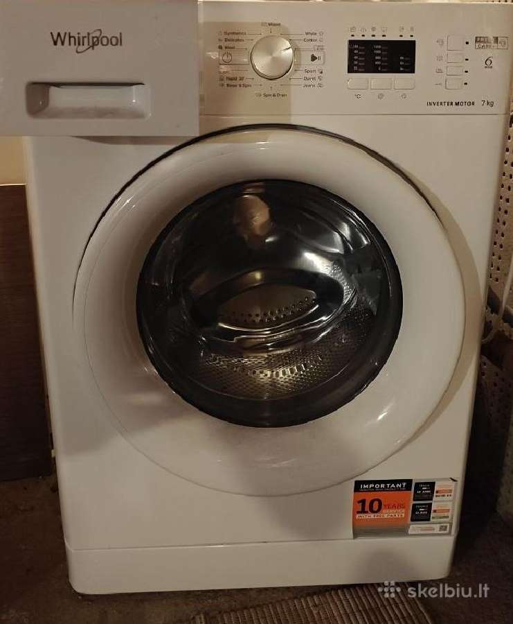 Skalbimo mašina Whirpool 7 kg