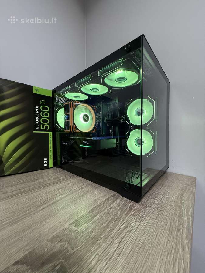 R5 8400f Ddr5 m2 1/2tb rtx 5060ti PVM sf garantija