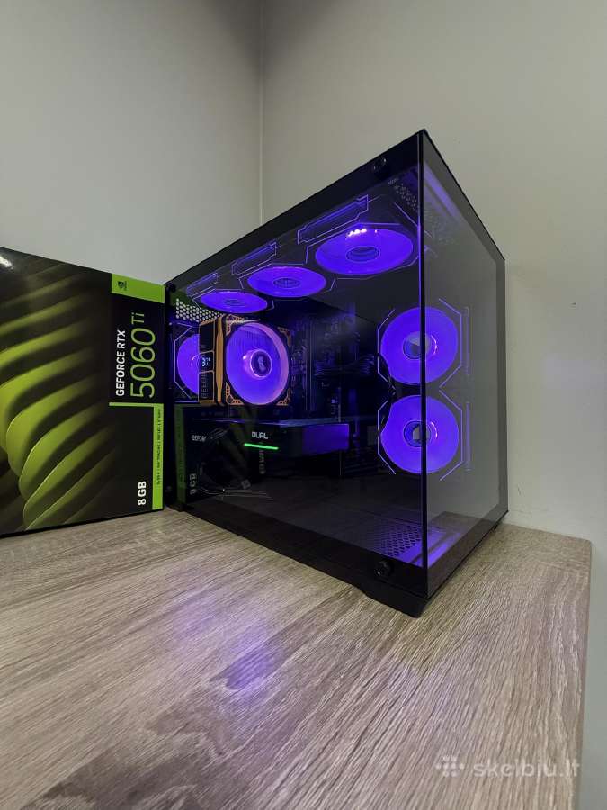 R5 8400f Ddr5 m2 1/2tb rtx 5060ti PVM sf garantija - nuotraukos Nr. 7