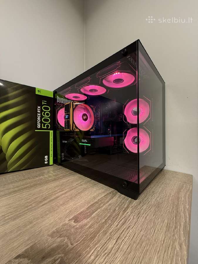 R5 8400f Ddr5 m2 1/2tb rtx 5060ti PVM sf garantija - nuotraukos Nr. 8