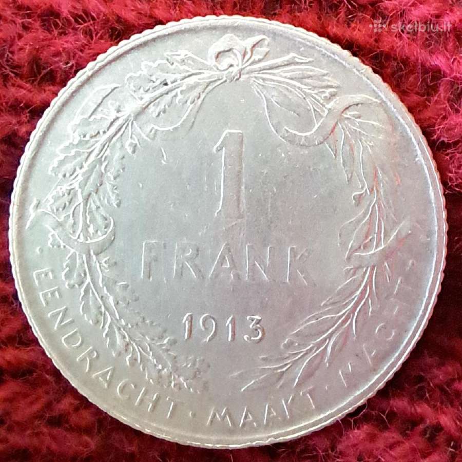 1913 Belgija 1 frankas