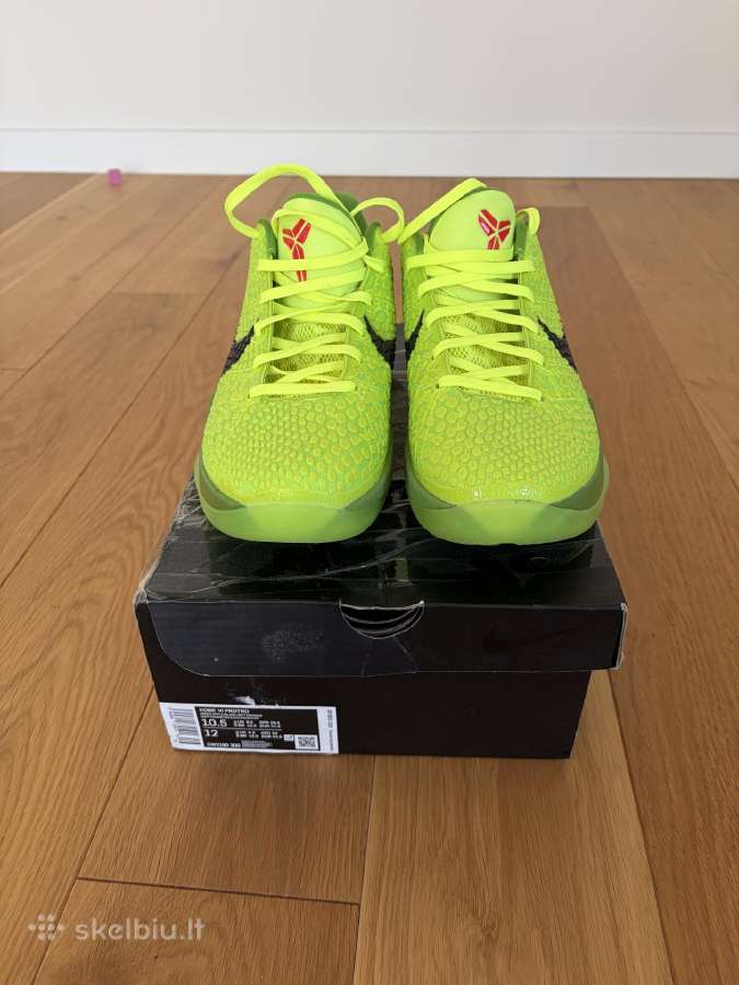 Nike Kobe 6 Protro Grinch krepšinio bateliai