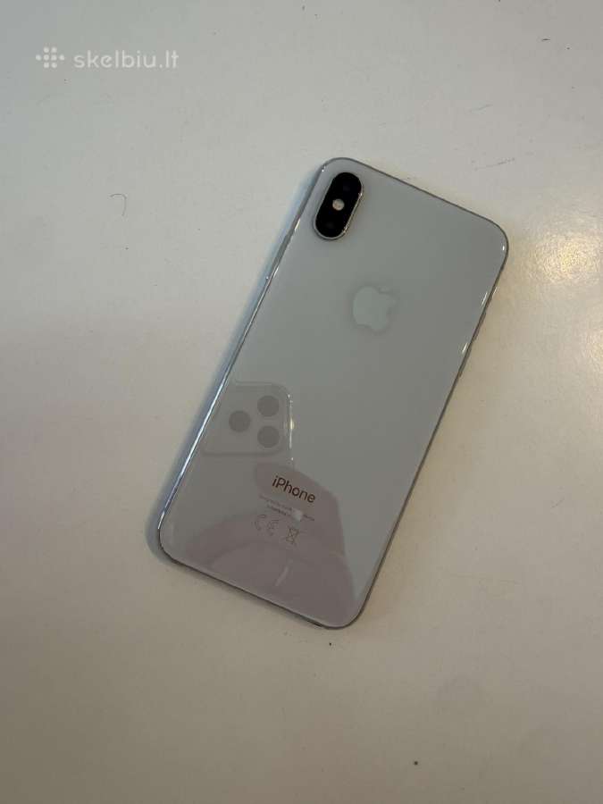 Apple iPhone X 64gb silver 100%