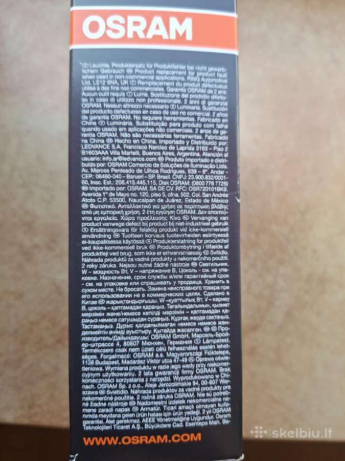 LED apšvietėjas ant dviračio keliui apšviesti - nuotraukos Nr. 3