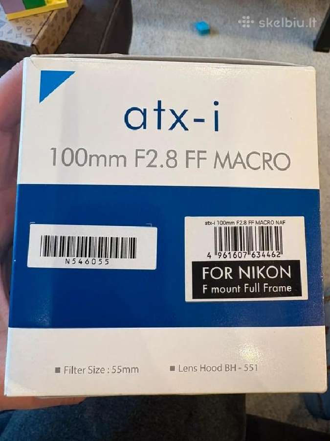Tokina atx-i 100mm F2.8 Ff Macro, Nikon - nuotraukos Nr. 2