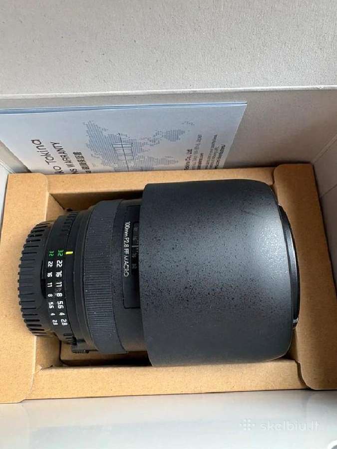 Tokina atx-i 100mm F2.8 Ff Macro, Nikon - nuotraukos Nr. 5