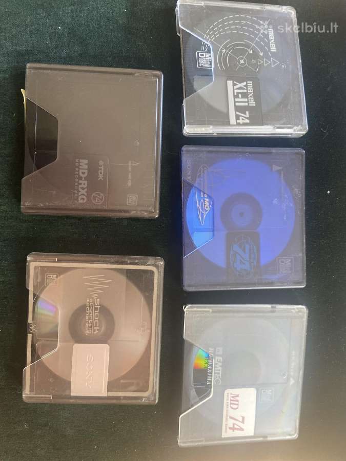Md, mini diskai, mini disc (19 vnt.) - nuotraukos Nr. 5