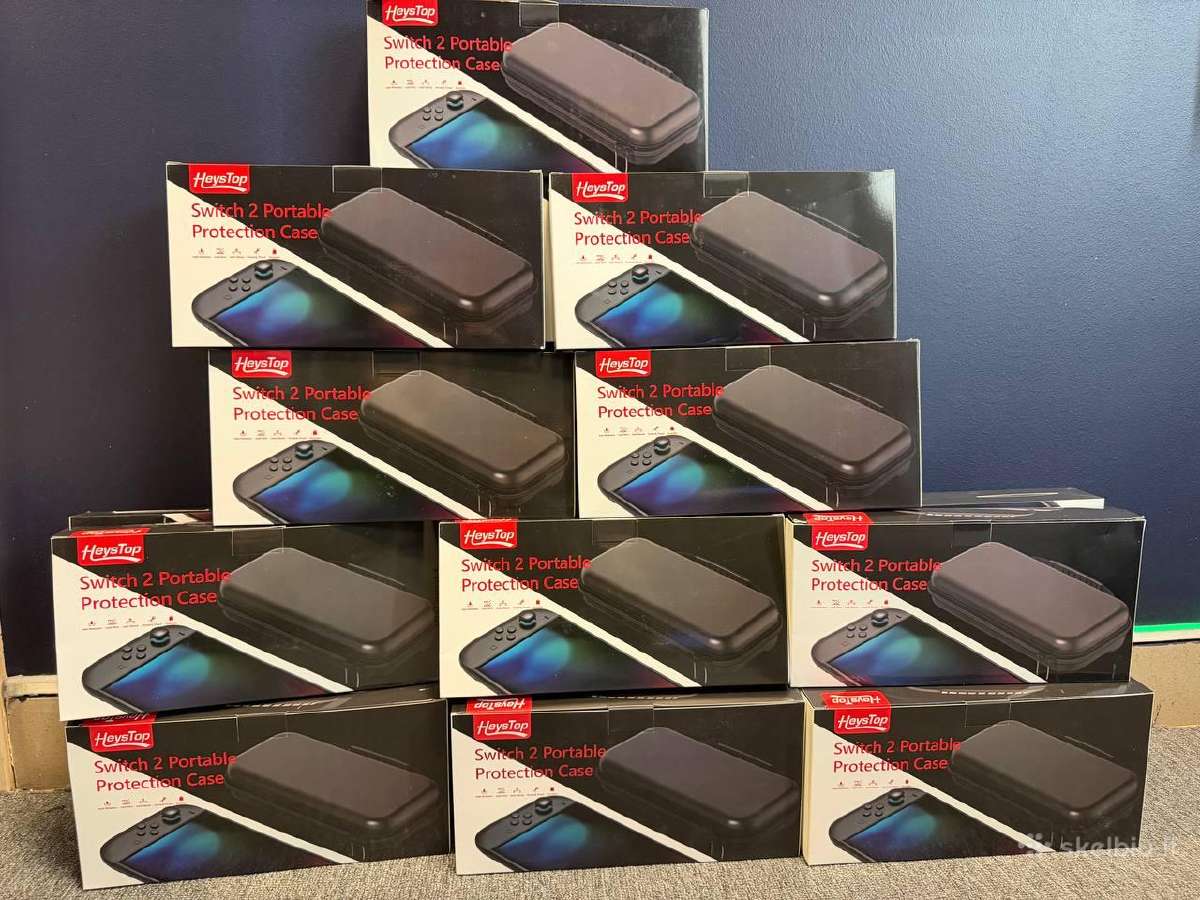 Switch 2 Nešiojama dėžė Apsauginiai priedai