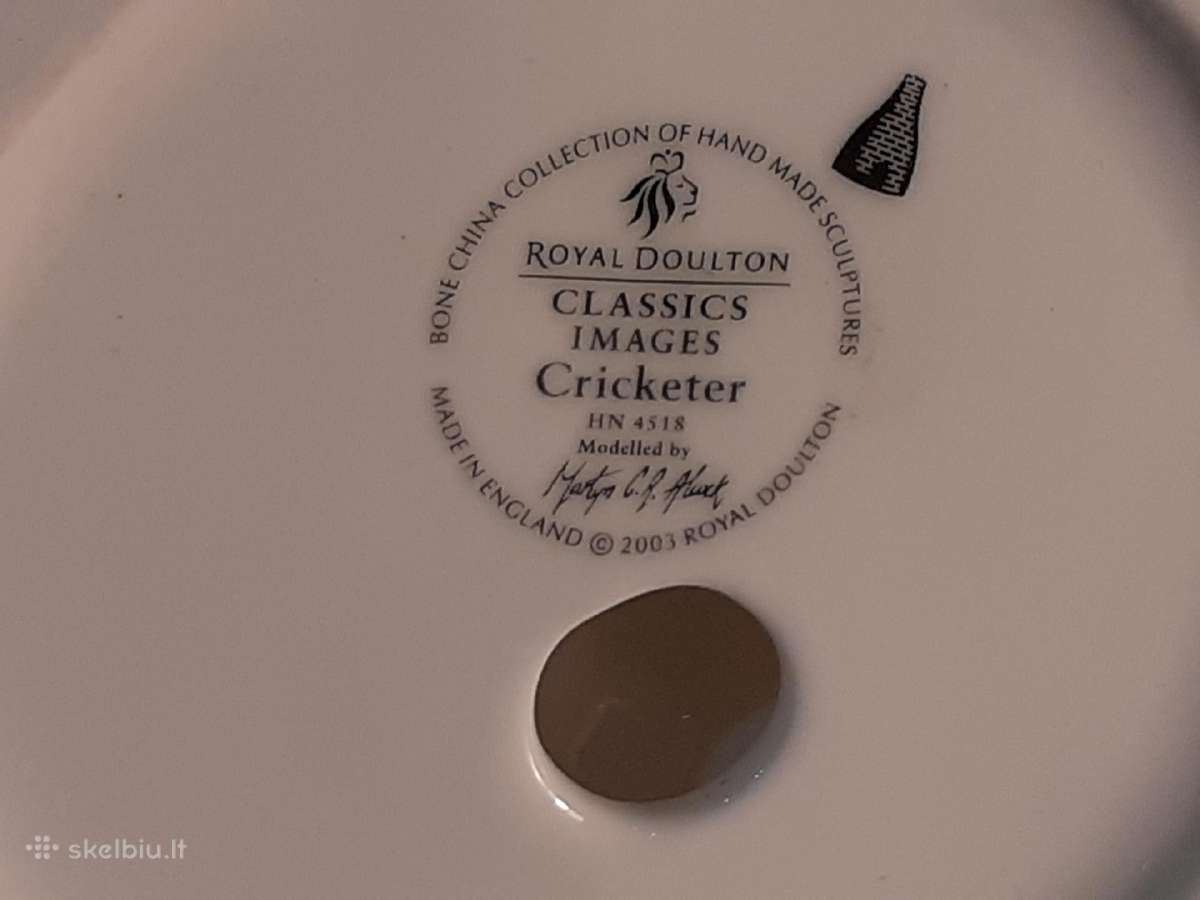 Royal Doulton kaulinio porceliano rankų darbo 4518 - nuotraukos Nr. 8