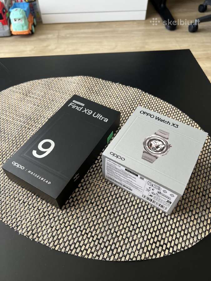 Oppo Find X9 Ultra + laikrodis Watch X3